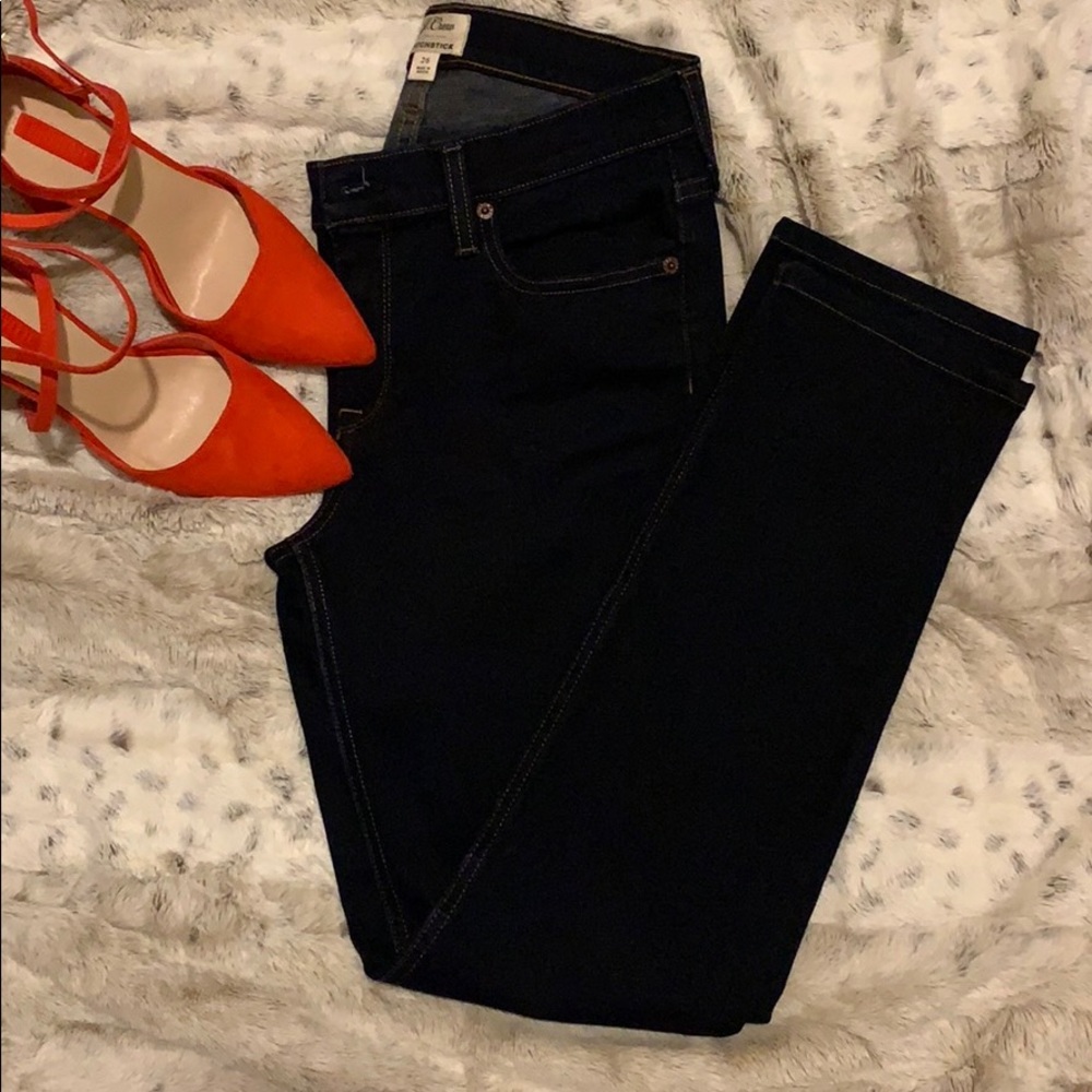 JCrew Matchstick Jeans Dark Wash